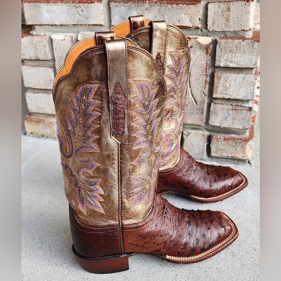 Lucchese Ostrich Boots - Picture 11 of 15